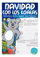 Aperçu - Feuilles d'exercices - Navidad con los koalas - l'écriture créative espagnol - Page de couverture