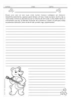 Aperçu - Feuilles d'exercices - Navidad con los osos - l'écriture créative espagnol - Page 1