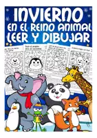 Aperçu - Feuilles d'exercices - INVIERNO leer y dibujar Espagnol fiches Noël - Page de couverture