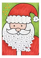 Aperçu - Présentation / Support pour le tableau - FREEBIE calendario de adviento -la barba de Santa Espagnol - Page 2