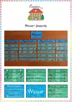 Vorschau - Spiele - Wasser: Quiz-Spiel (Jeopardy) - Sachunterricht - Kl. 3/4 (Wiederholung) - Deckblatt