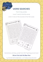 Vorschau - Arbeitsblätter - Brown Owl and the Bee Hive - WORD SEARCH - Deckblatt