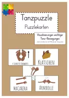 Vorschau - Bildkarten - Tanzpuzzle Bewegungskarten - wachsendes Paket aller Tanzbewegungen - Seite 1