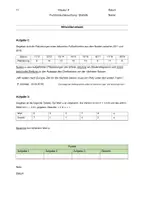 Vorschau - Klassenarbeiten - Klausur 11 - Funktionsuntersuchung und Statisitk - Seite 1