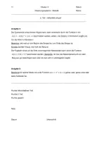Vorschau - Klassenarbeiten - Klausur 11 - Nullstellen und erste Funktionsuntersuchung - Seite 1