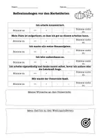 Vorschau - Anderer Materialtyp - Reflexionsbogen Lern- und Arbeitsverhalten - Deckblatt