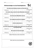 Vorschau - Anderer Materialtyp - Reflexionsbogen Lern- und Arbeitsverhalten - Seite 2