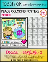Vista previa - Manualidades / Dibujos para colorear - PUEDO HACER UN CAMBIO, PAZ EN UCRANIA | I CAN MAKE A CHANGE PEACE FOR UKRAINE (ENG) 2 FREEBIE - Portada