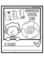 Vista previa - Manualidades / Dibujos para colorear - PUEDO HACER UN CAMBIO, PAZ EN UCRANIA | I CAN MAKE A CHANGE PEACE FOR UKRAINE (ENG) 2 FREEBIE - página 1