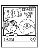 Vista previa - Manualidades / Dibujos para colorear - PUEDO HACER UN CAMBIO, PAZ EN UCRANIA | I CAN MAKE A CHANGE PEACE FOR UKRAINE (ENG) 2 FREEBIE - página 2
