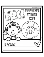 Vista previa - Manualidades / Dibujos para colorear - PUEDO HACER UN CAMBIO, PAZ EN UCRANIA | I CAN MAKE A CHANGE PEACE FOR UKRAINE (ENG) 2 FREEBIE - página 3