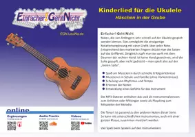 Vorschau - Arbeitsblätter - Kinderlied für die Ukulele: Häschen in der Grube - Deckblatt