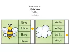 Vorschau - Arbeitsblätter - Frühlings-Bundle für den Anfangsunterricht - Seite 1