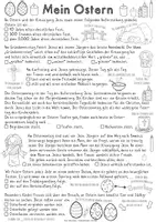 Vorschau - Arbeitsblätter - Rätsel mal! Mein Ostern (Klassen 3 bis 5) - Seite 1