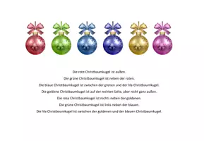 Aperçu - Feuilles d'exercices - Escape Room "Weihnachten" Allemand serrure à trois chiffres verts et bleus - Page 3