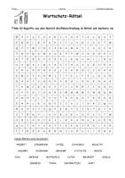 Vorschau - Arbeitsblätter - Suchsel Grafikbeschreibung - als PDF & Word - Seite 1