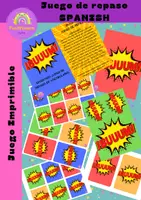 Aperçu - Apprentissages en autonomie - Jeu de révision Buuum avec des Flashcards en ESPAGNOL - Buuum Juego de Repaso con Flashcards - Page de couverture