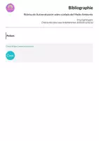 Aperçu - Feuilles d'exercices - Rubrique d'auto-évaluation sur la protection de l'environnement en ESPAGNOL - Rúbrica de Autoevaluación sobre cuidado del Medio Ambiente - Page 1