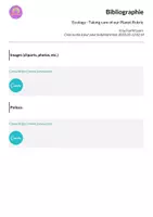 Aperçu - Feuilles d'exercices - Écologie - Prendre soin de notre planète Rubrique en ANGLAIS - Self-Assessment Rubric for Environmental Care - Page 3