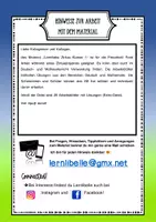 Vorschau - Unterrichtsreihen - Lerntheke Zirkus Klasse 1 - Grundschule - Zirkusprojekt - 29 Arbeitsblätter mit Lösungen - Seite 1