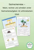 Vorschau - Stundenentwürfe - Sachrechenreise - Deckblatt