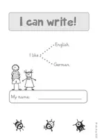 Vorschau - Arbeitsblätter - I can write - Selbstständig Sätze bilden im Englisch-Unterricht (Übungsheft) - Seite 1