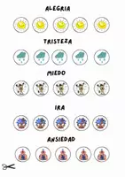 Vista previa - Hojas de trabajo - Las emociones y mi cuerpo - página 2