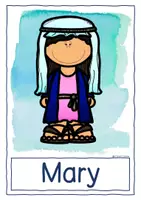 Vista previa - Unidades / Secuencias / Situaciones de Aprendizaje - Christmas Story flash cards Nativity ESL English vocabulary Religion Jesus Bible English / Inglés - página 1