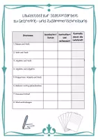 Vorschau - Unterrichtsreihen - Getrennt und Zusammenschreibung Stationsarbeit Unterrichtsmaterial Deutsch Klasse 7–8 Rechtschreibung Arbeitsblätter mit Lösungen - Seite 3