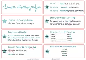 Vista previa - Decoración del aula - PACK ORTOGRAFIA EN CATALÀ - página 1