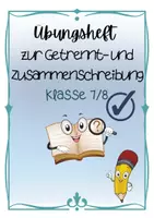 Vorschau - Unterrichtsreihen - Übungsheft zur Getrennt-und Zusammenschreibung (Klasse 7 / 8) - Seite 1