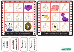 Vista previa - Tarjetas / Manipulativos - BINGO LES HORES I - página 3