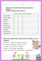 Aperçu - Feuilles d'exercices - Exercices de lecture et d'écriture "Ostern" Allemand - Page 2