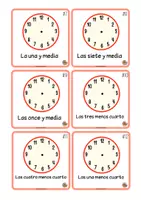 Vista previa - Unidades / Secuencias / Situaciones de Aprendizaje - Pon la hora analógico - página 2
