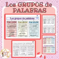 Vista previa - Hojas de trabajo - LOS GRUPOS DE PALABRAS - Portada