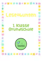 Vorschau - Arbeitsblätter - Leseübungen Klasse 1 Frühling - Deckblatt
