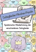 Vorschau - Spiele - Satzglieder-Piraten-Puzzle - Deckblatt