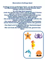 Vorschau - Spiele - Meerestiere Zwillinge Spiel für DaF - Seite 1