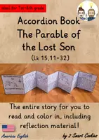 Vista previa - Unidades / Secuencias / Situaciones de Aprendizaje - Parable of the Lost Son Accordion Book Bible Story Foldable Booklet Religion English / Inglés AmE - Portada