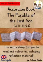 Vista previa - Unidades / Secuencias / Situaciones de Aprendizaje - Parable of the Lost Son Accordion Book Bible Story Foldable Booklet Religion English / Inglés BrE - Portada