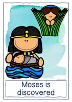 Vista previa - Unidades / Secuencias / Situaciones de Aprendizaje - Story of Moses flash cards ESL English vocabulary Religion picture cards bible English / Inglés AmE - página 3