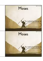 Vista previa - Unidades / Secuencias / Situaciones de Aprendizaje - Reading book on the Story of Moses I Bible Story / Bible Lesson Religion Mose English / Inglés BrE - página 1