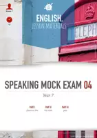 Vorschau - Präsentationen/Tafelbilder - Speaking Mock Exam (Klasse 7) - 04 - Deckblatt
