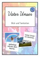 Vorschau - Präsentationen/Tafelbilder - Vater Unser - Bild- und Textkarten - Deckblatt