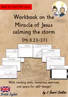 Vista previa - Unidades / Secuencias / Situaciones de Aprendizaje - Workbook on the Miracle of Jesus Calms the Storm I Bible Story / Bible Lesson Religion English / Inglés BrE - Portada