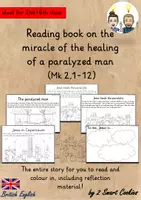 Vista previa - Unidades / Secuencias / Situaciones de Aprendizaje - Reading book Jesus Heals the Paralyzed Man Bible Story Bible Lesson Activities Religion English / Inglés BrE - Portada