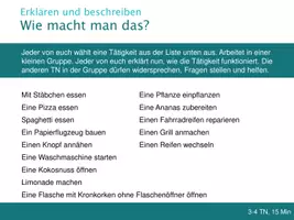 Vorschau - Präsentationen/Tafelbilder - Konversation Fitness und etwas erklären (ab A2) - Seite 2