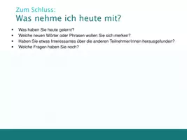 Vorschau - Präsentationen/Tafelbilder - Konversation Fitness und etwas erklären (ab A2) - Seite 3
