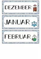 Vorschau - Präsentationen/Tafelbilder - Tafelkalender / Dauerkalender mit Wetterbericht (2 Varianten) - Seite 1