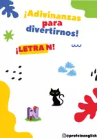 Aperçu - Jeux - Jeu d'énigmes Lettre M, N et Ñ! - Page de couverture